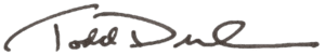 Todd Durkin Signature